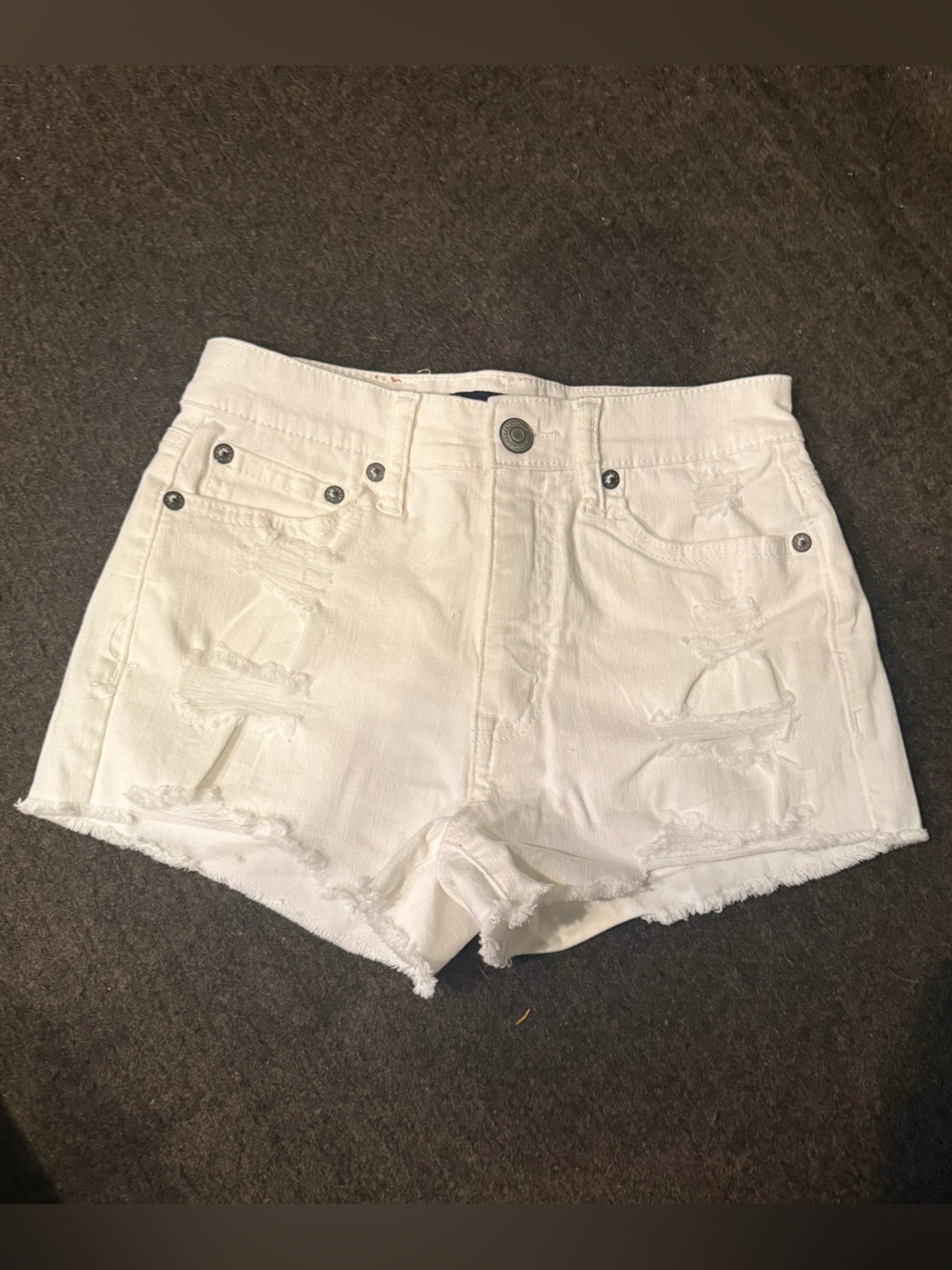 Aeropostale high waisted White Jean shorts
